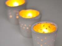 Design Mom Amy Christie Plaster Votives